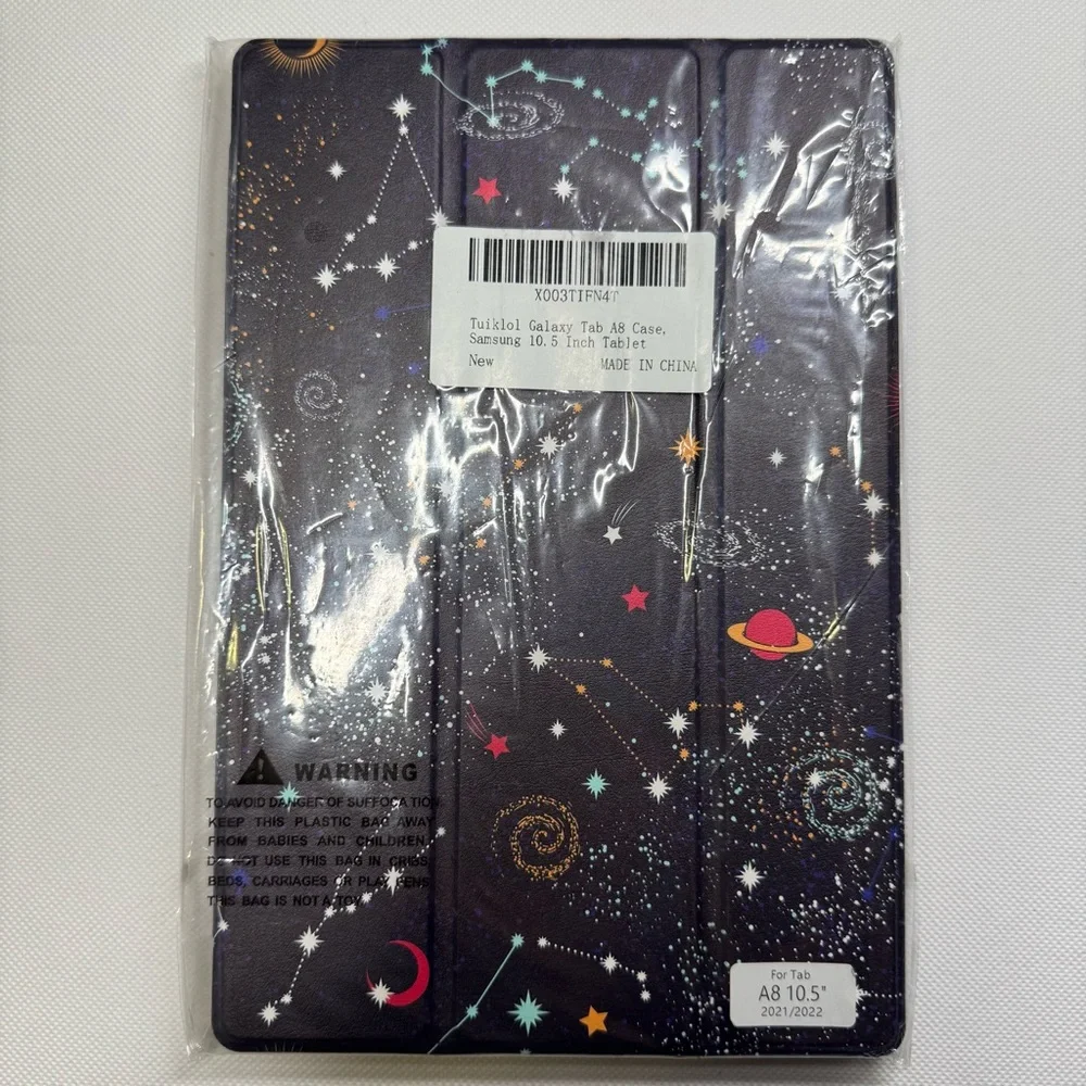 Starry Night Tablet Case with Auto Sleep/Wake For Samsung Galaxy A8 10.5”